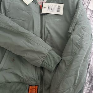 Green Bomber jacket